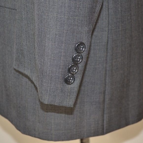 Hickey Freeman 40R Sport Coat Blazer Suit Jacket - Picture 4 of 8